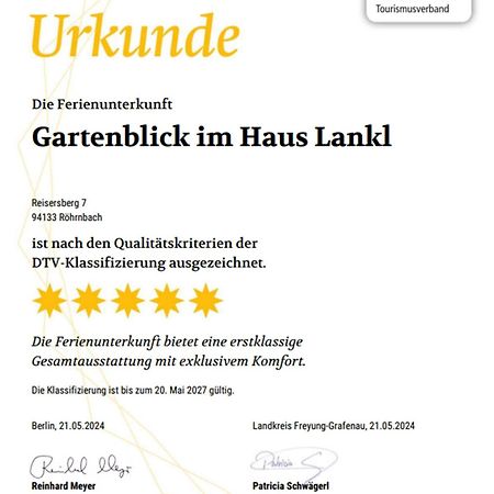 Ferienwohnung Lankl Im Bayerischen Wald Röhrnbach Eksteriør billede