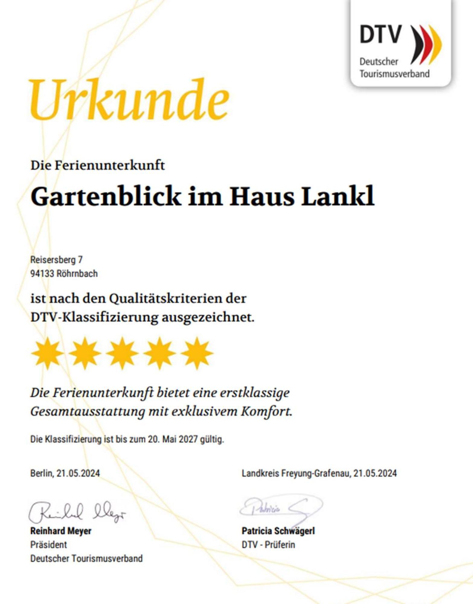 Ferienwohnung Lankl Im Bayerischen Wald Röhrnbach Eksteriør billede